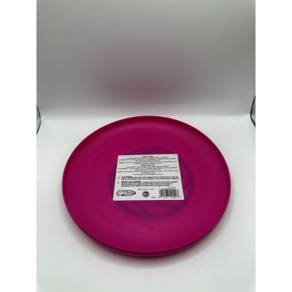 Wham-O Frisbee Pink Purple Star Spiral Print Flying Disc NEW Toy Sports”